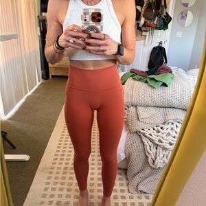 Rust LSKD Eclipse High-Waisted Leggings